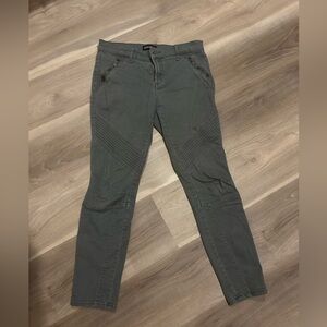 Express Skinny Ankle Legging Jean Sz 4 Gray